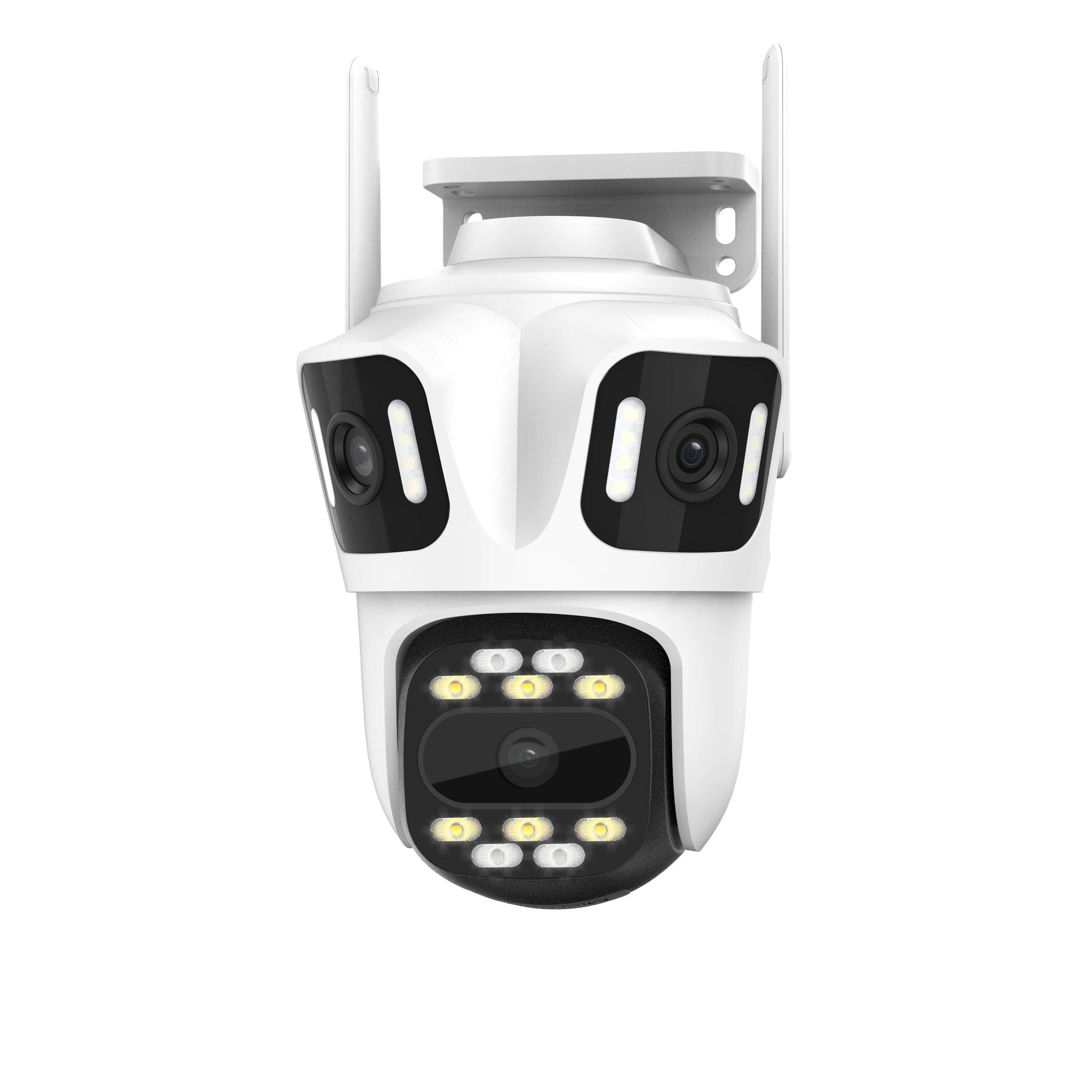 Camara de Seguridad WiFi Triple Lente Exterior